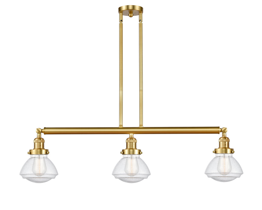 Innovations 213-SG-G324 Three Light Island Pendant, Satin Gold