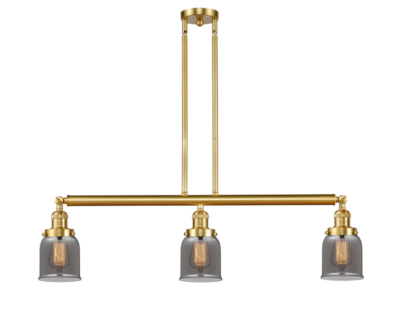 Innovations 213-SG-G53 Three Light Island Pendant, Satin Gold