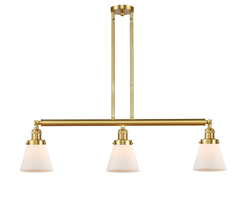 Innovations 213-SG-G61-LED LED Island Pendant, Satin Gold
