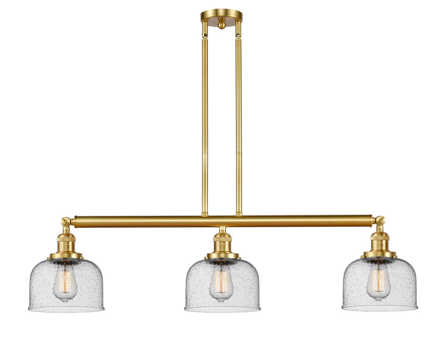 Innovations 213-SG-G74 Three Light Island Pendant, Satin Gold
