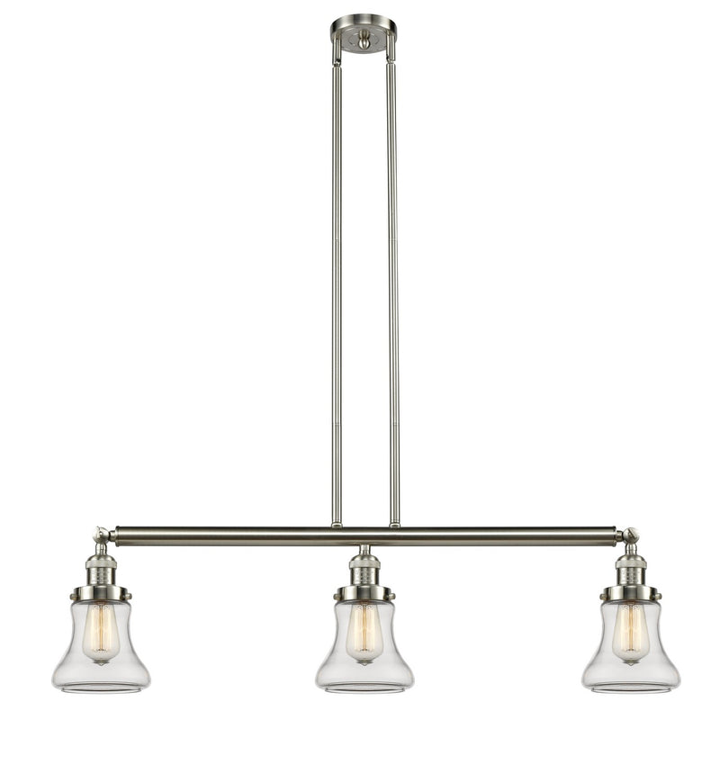 Innovations 213-SN-G192-LED LED Island Pendant, Brushed Satin Nickel