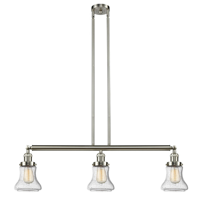 Innovations 213-SN-G194-LED LED Island Pendant, Brushed Satin Nickel