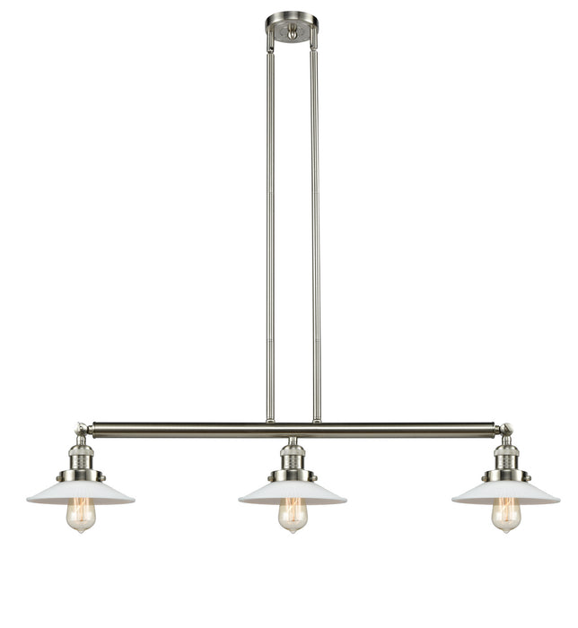 Innovations 213-SN-G1-LED LED Island Pendant, Brushed Satin Nickel