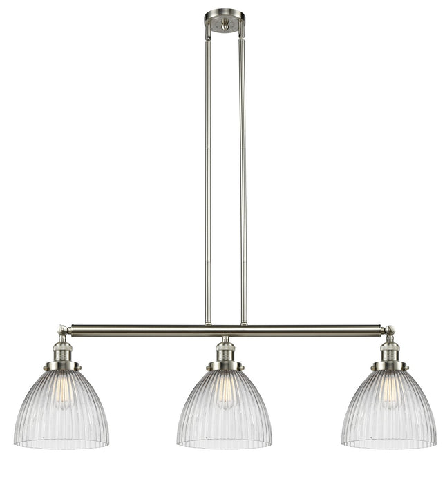 Innovations 213-SN-G222-LED LED Island Pendant, Brushed Satin Nickel