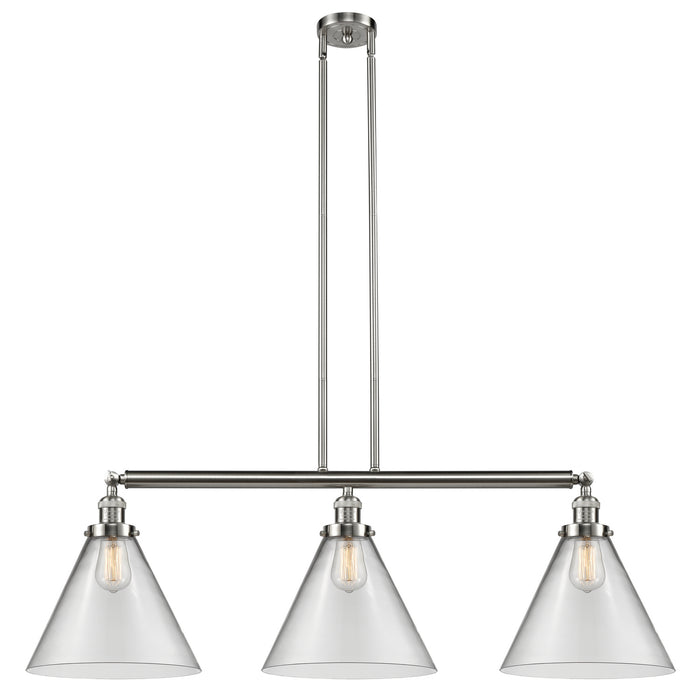 Innovations 213-SN-G42-L-LED LED Island Pendant, Brushed Satin Nickel