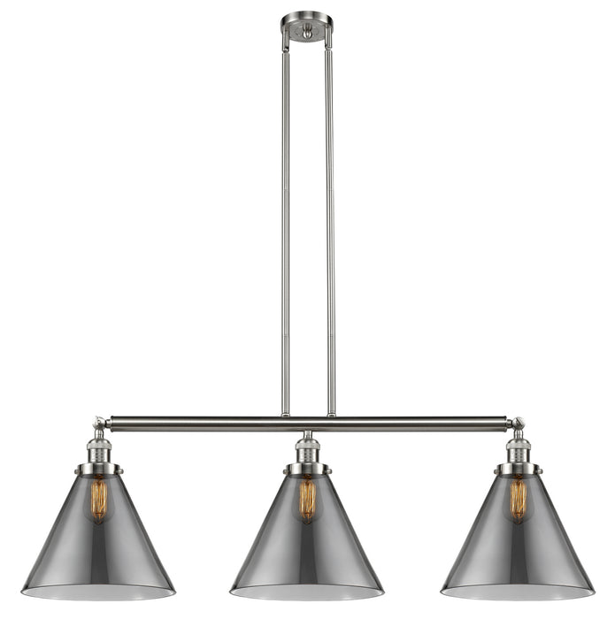 Innovations 213-SN-G43-L-LED LED Island Pendant, Brushed Satin Nickel