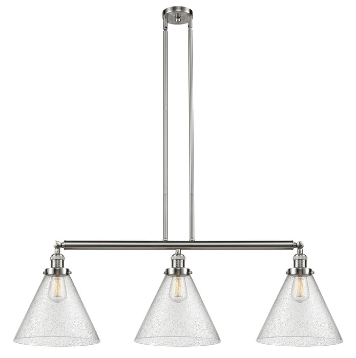 Innovations 213-SN-G44-L-LED LED Island Pendant, Brushed Satin Nickel