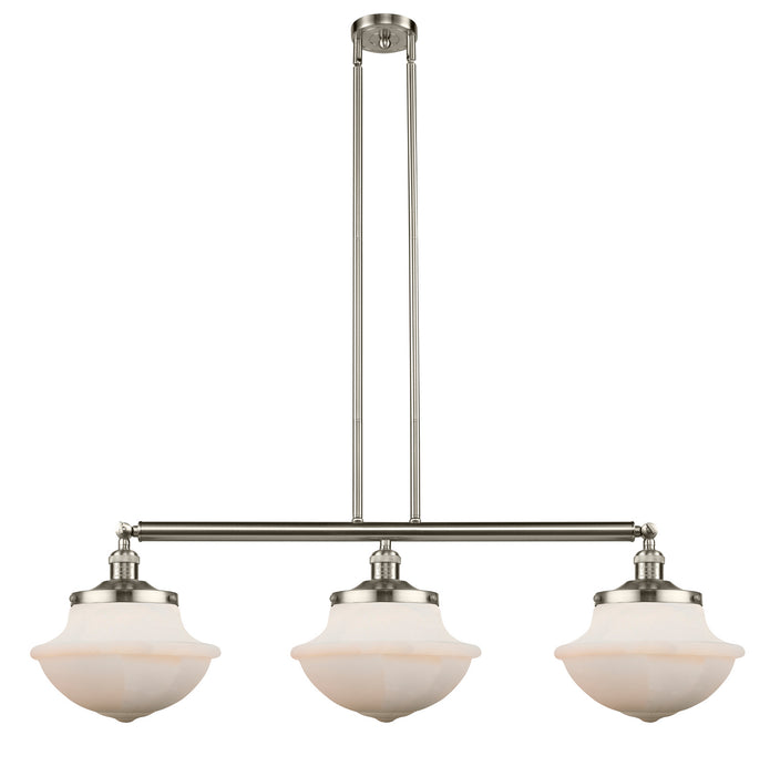 Innovations 213-SN-G541-LED LED Island Pendant, Brushed Satin Nickel