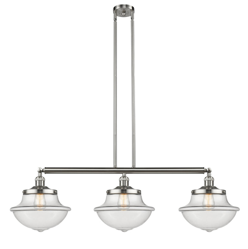 Innovations 213-SN-G542-LED LED Island Pendant, Brushed Satin Nickel