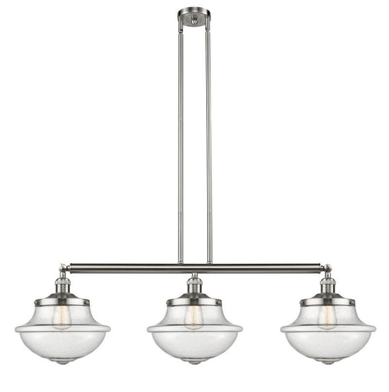 Innovations 213-SN-G544-LED LED Island Pendant, Brushed Satin Nickel