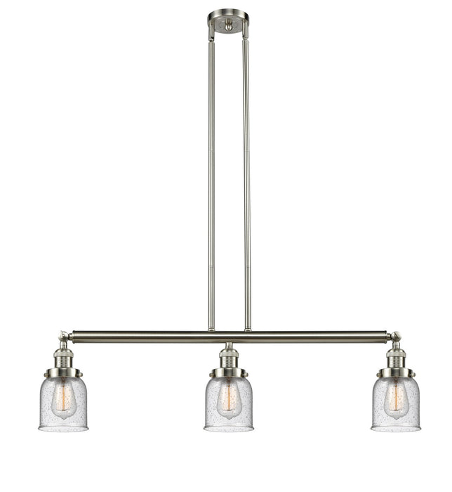 Innovations 213-SN-G54-LED LED Island Pendant, Brushed Satin Nickel