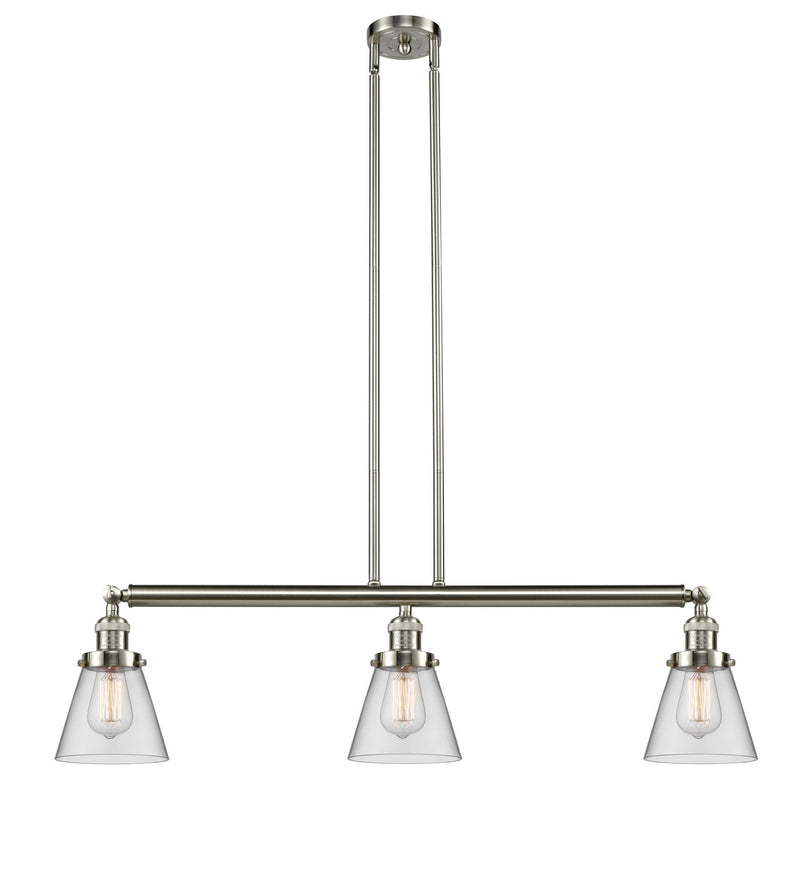 Innovations 213-SN-G62-LED LED Island Pendant, Brushed Satin Nickel