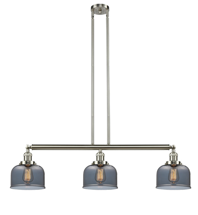 Innovations 213-SN-G73-LED LED Island Pendant, Brushed Satin Nickel