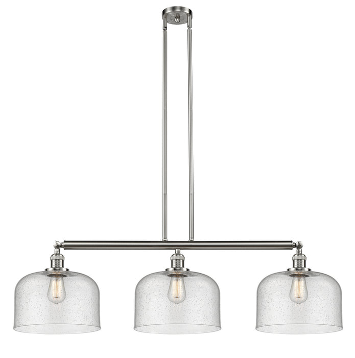 Innovations 213-SN-G74-L-LED LED Island Pendant, Brushed Satin Nickel
