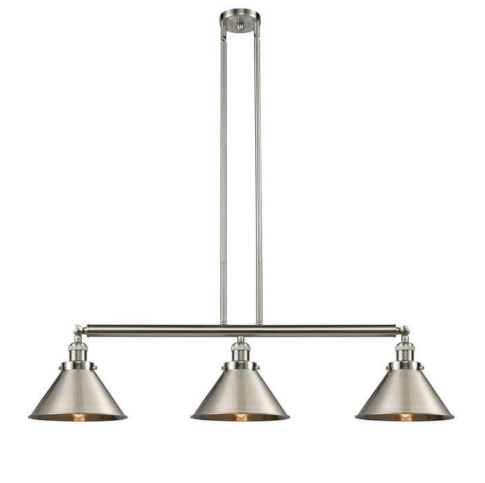 Innovations 213-SN-M10-SN-LED LED Island Pendant, Brushed Satin Nickel