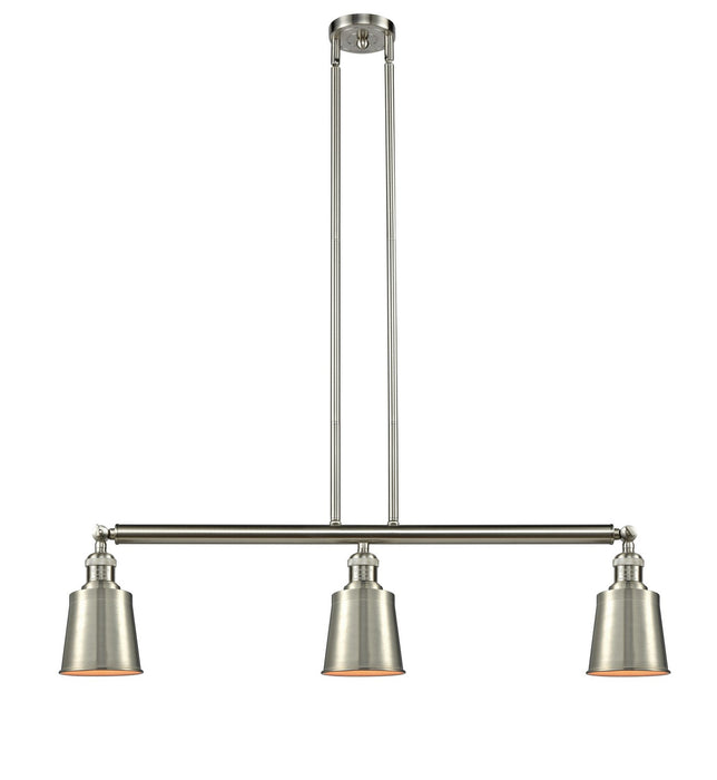 Innovations 213-SN-M9-SN Three Light Island Pendant, Brushed Satin Nickel
