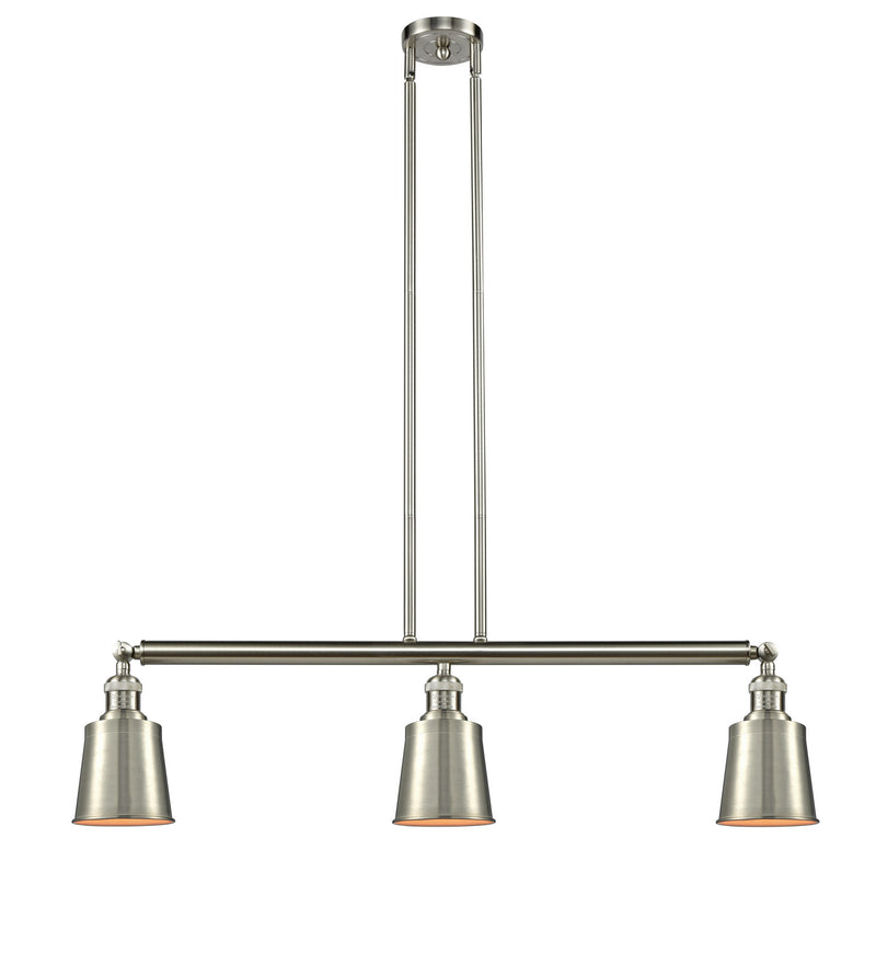 Innovations 213-SN-M9-SN-LED LED Island Pendant, Brushed Satin Nickel