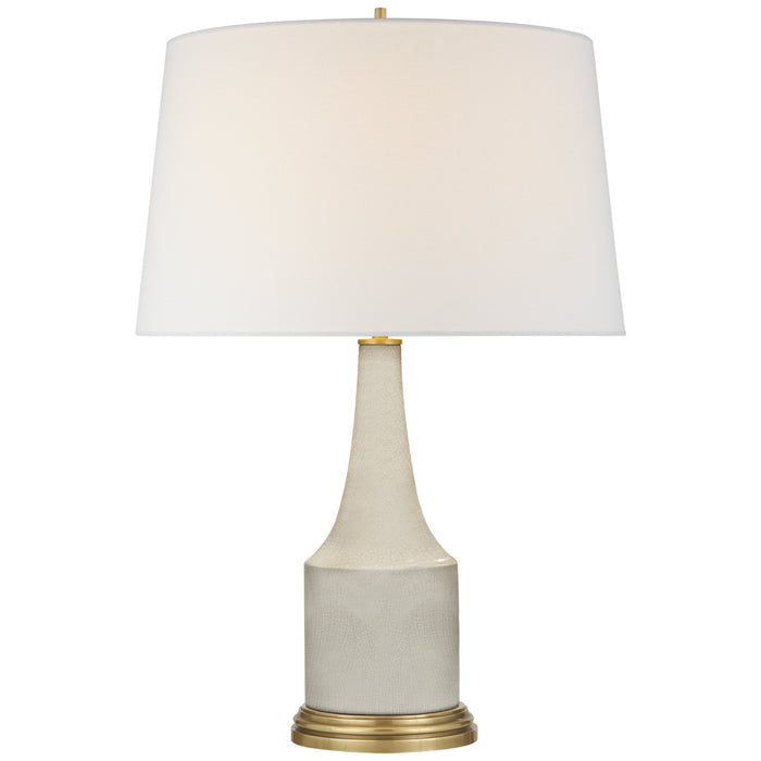 Visual Comfort Signature AH 3082TS-L One Light Table Lamp, Tea Stain Crackle