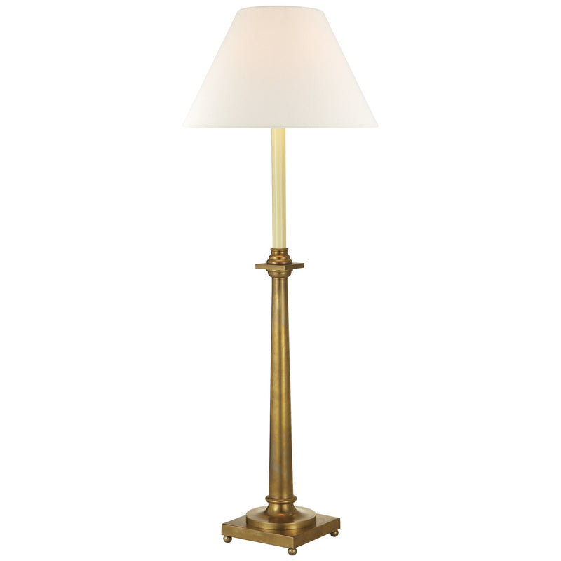 Visual Comfort Signature CHA 8461AB-L One Light Buffet Lamp, Antique-Burnished Brass