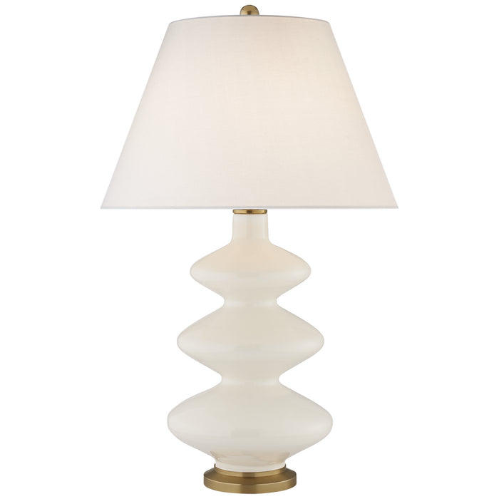 Visual Comfort Signature CS 3631IVO-L One Light Table Lamp, Ivory