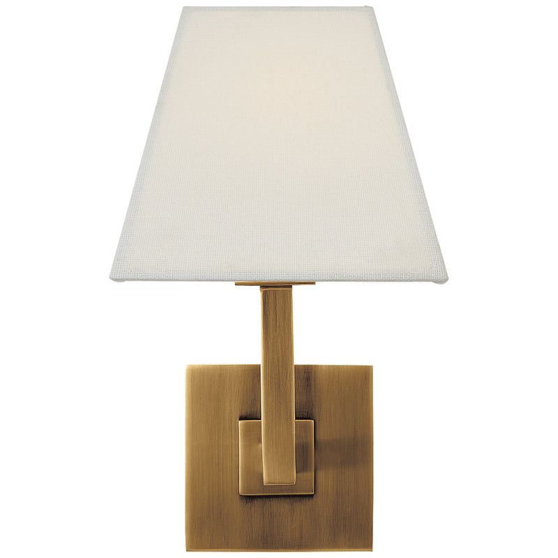 Visual Comfort Signature S 20HAB-LS One Light Wall Sconce, Hand-Rubbed Antique Brass