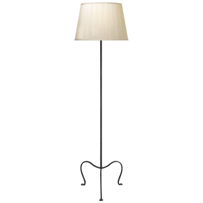 Visual Comfort Signature SP 1009AI-SBP One Light Floor Lamp, Aged Iron
