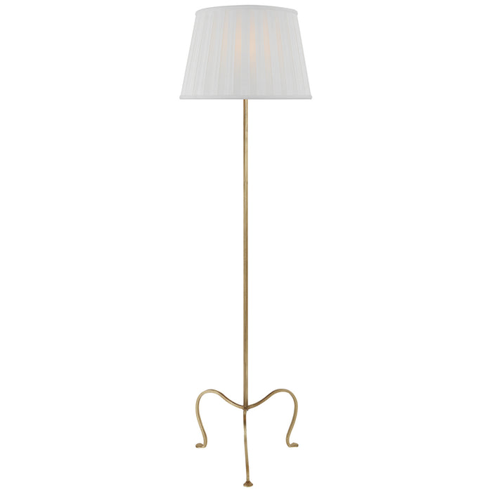 Visual Comfort Signature SP 1009GI-SBP One Light Floor Lamp, Gilded Iron