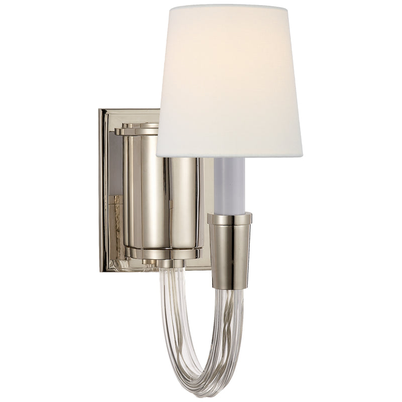 Visual Comfort Signature TOB 2032PN-L One Light Wall Sconce, Polished Nickel