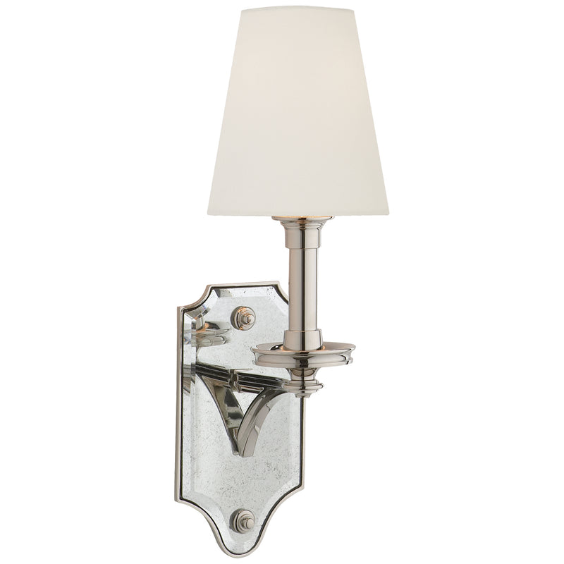 Visual Comfort Signature TOB 2330PN-L One Light Wall Sconce, Polished Nickel
