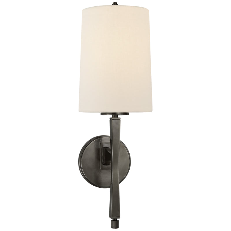 Visual Comfort Signature TOB 2740BZ-L One Light Wall Sconce, Bronze