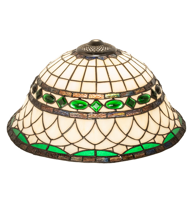 Meyda Tiffany 160087 One Light Table Lamp, Mahogany Bronze