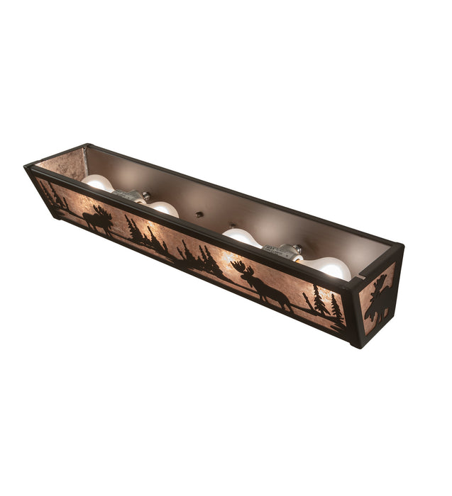 Meyda Tiffany 200522 Four Light Vanity, Oil Rubbed Bronze