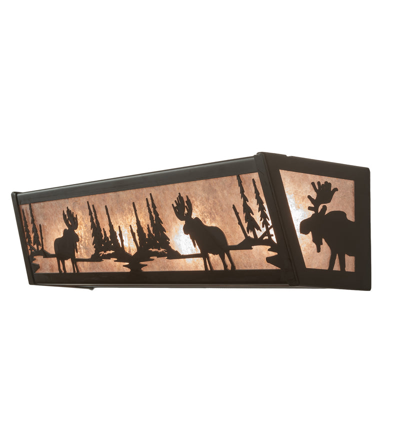 Meyda Tiffany 200522 Four Light Vanity, Oil Rubbed Bronze