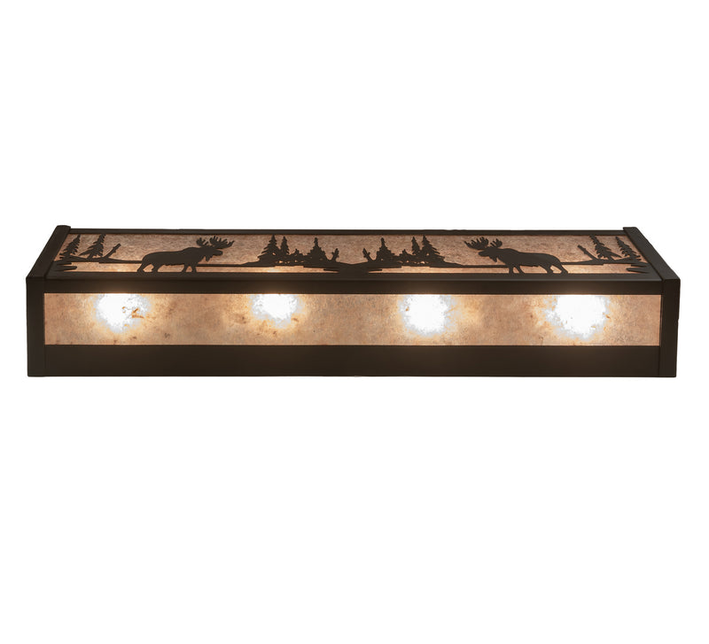 Meyda Tiffany 200522 Four Light Vanity, Oil Rubbed Bronze