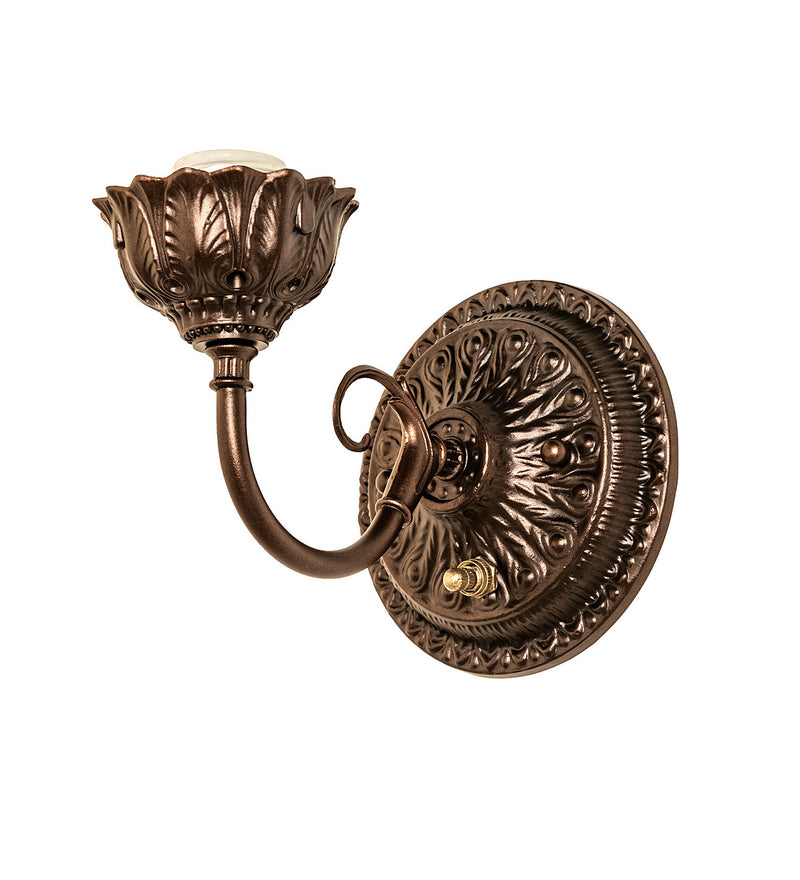 Meyda Tiffany 222635 One Light Wall Sconce Hardware, Mahogany Bronze