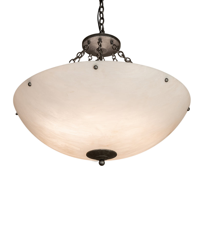 Meyda Tiffany 230122 Eight Light Pendant, Galvanized