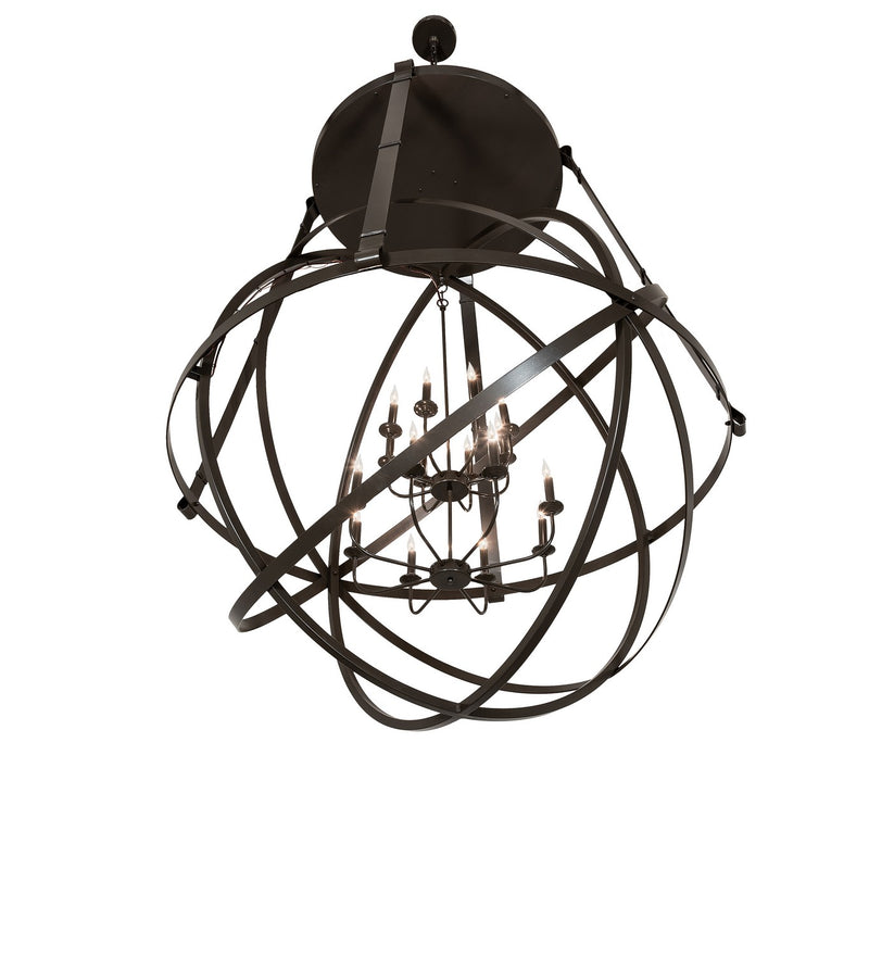 Meyda Tiffany 244484 LED Chandelier, Timeless Bronze