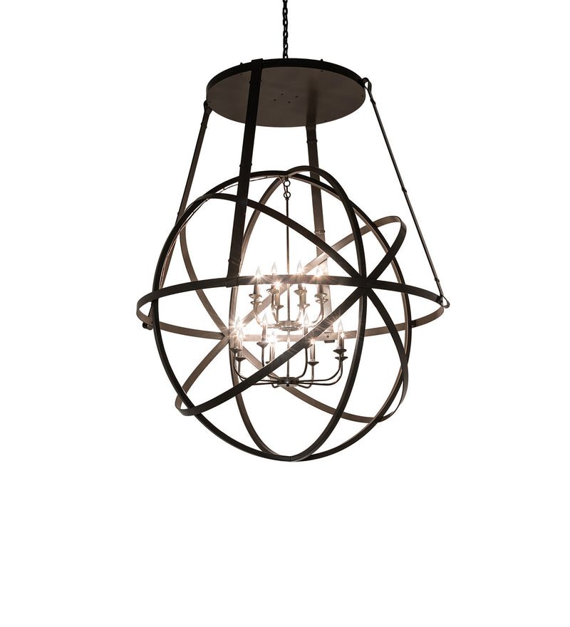 Meyda Tiffany 244484 LED Chandelier, Timeless Bronze