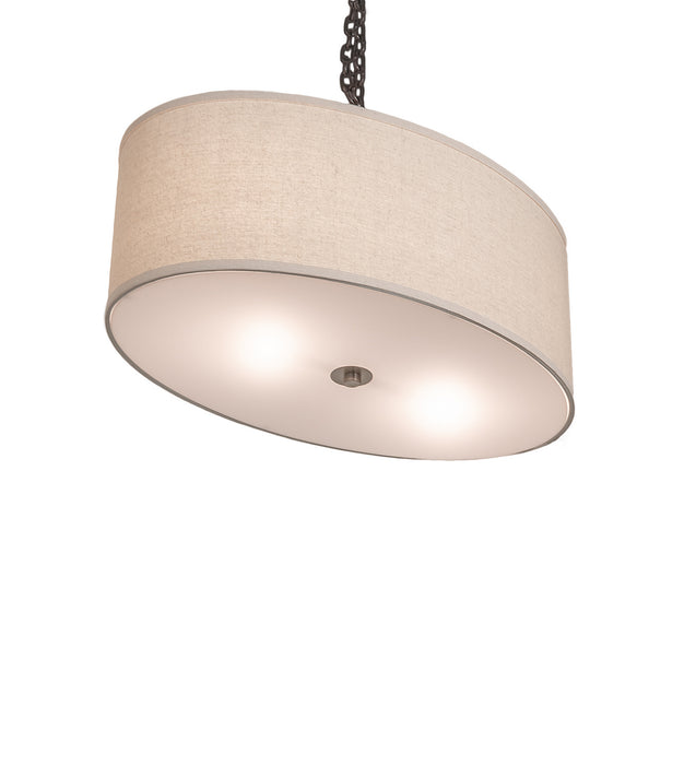 Meyda Tiffany 245492 LED Ceiling Fixture, Brushed Nickel