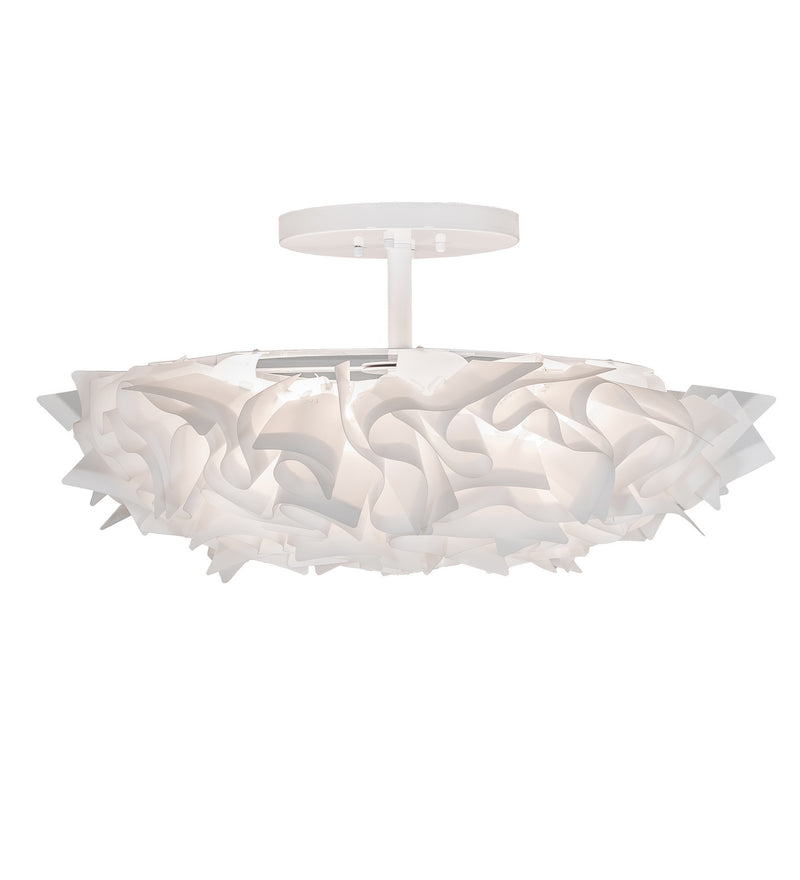 Meyda Tiffany 245493 LED Flushmount, White Powdercoat