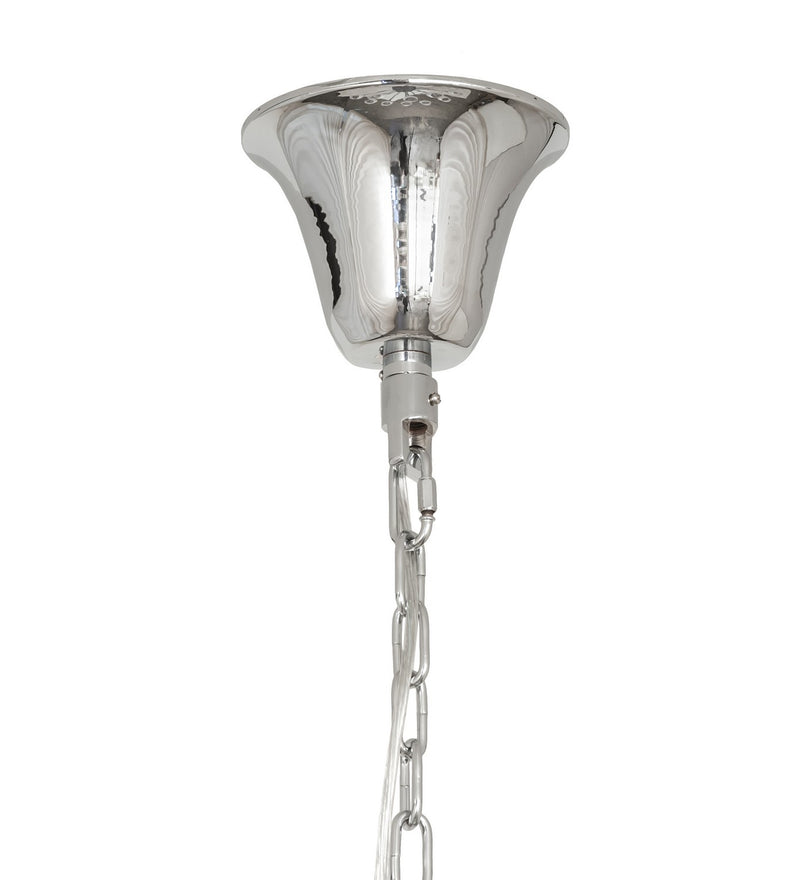 Meyda Tiffany 245498 LED Chandelier, Smoked Glass/Polished Nickel
