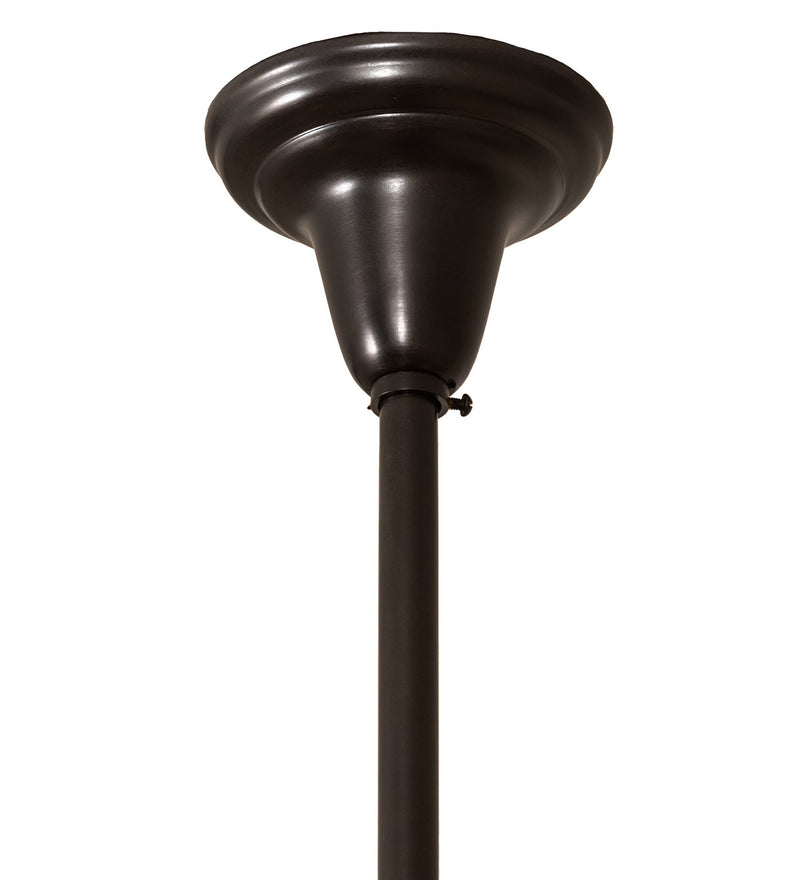 Meyda Tiffany 245693 Five Light Chandelier, Craftsman Brown