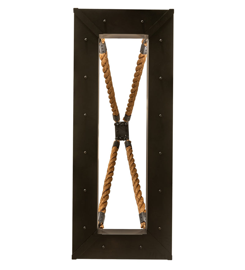 Meyda Tiffany 247606 16 Light Pendant, Wrought Iron