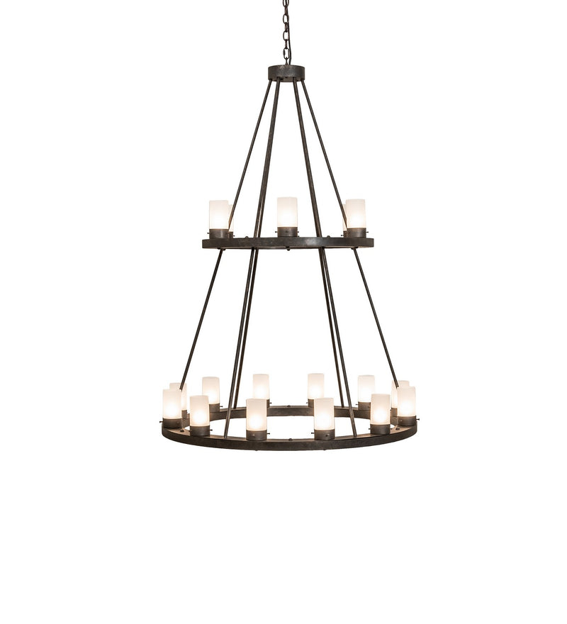 Meyda Tiffany 247855 18 Light Chandelier, Golden Bronze