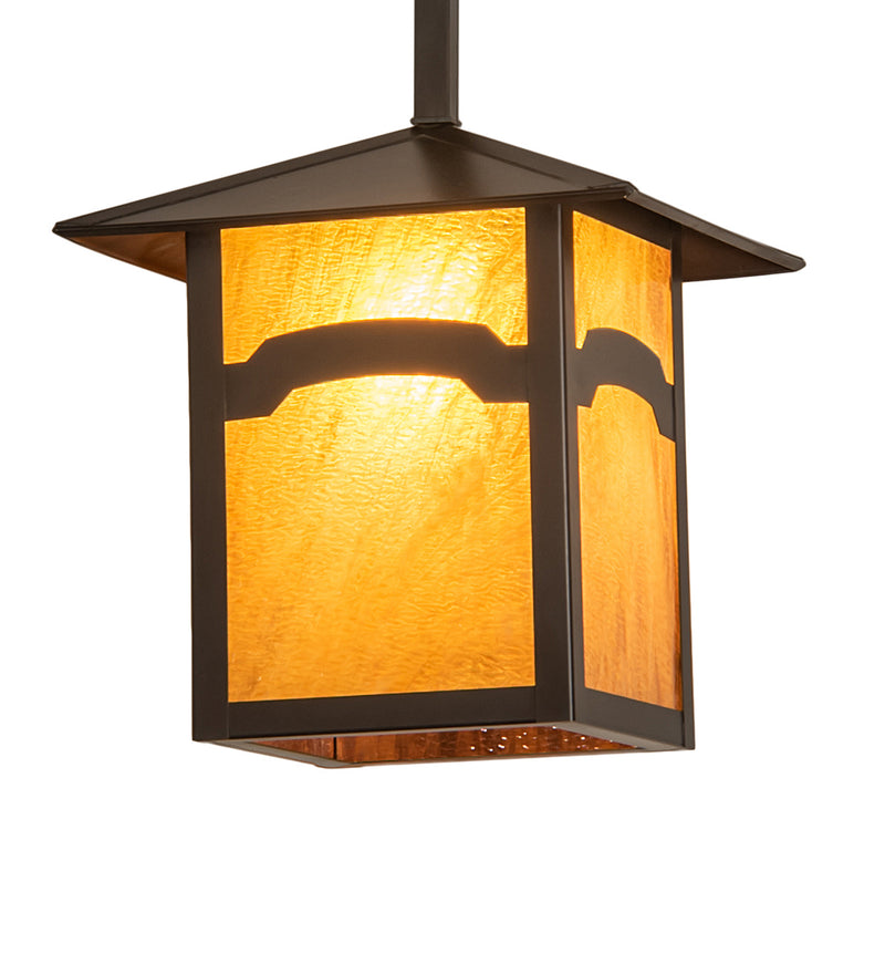 Meyda Tiffany 248518 One Light Pendant, Craftsman Brown