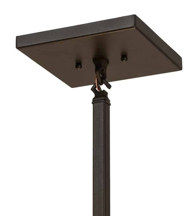 Meyda Tiffany 249443 Four Light Pendant, Wrought Iron