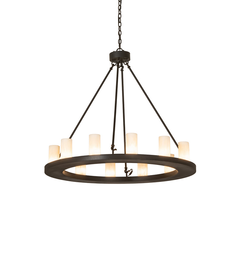 Meyda Tiffany 250335 LED Chandelier, Chestnut