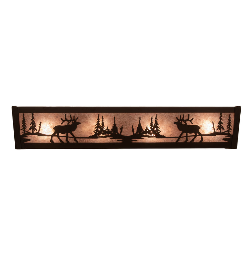 Meyda Tiffany 250533 Four Light Vanity, Oil Rubbed Bronze