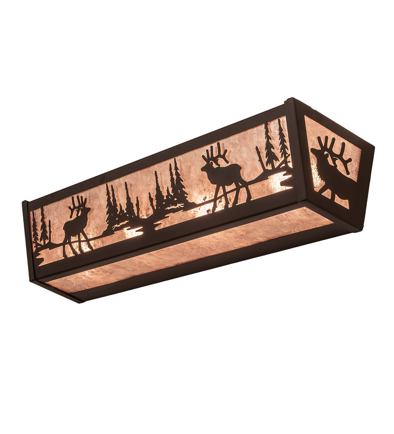 Meyda Tiffany 250533 Four Light Vanity, Oil Rubbed Bronze