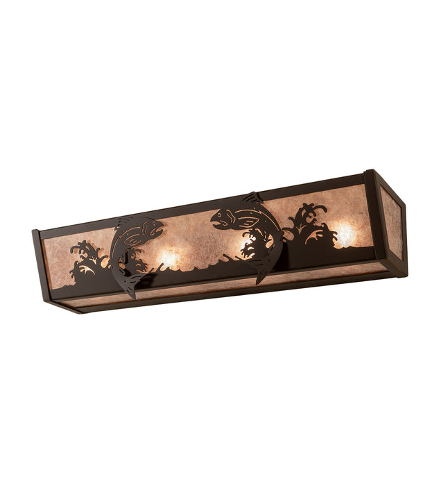 Meyda Tiffany 250534 Four Light Vanity, Oil Rubbed Bronze